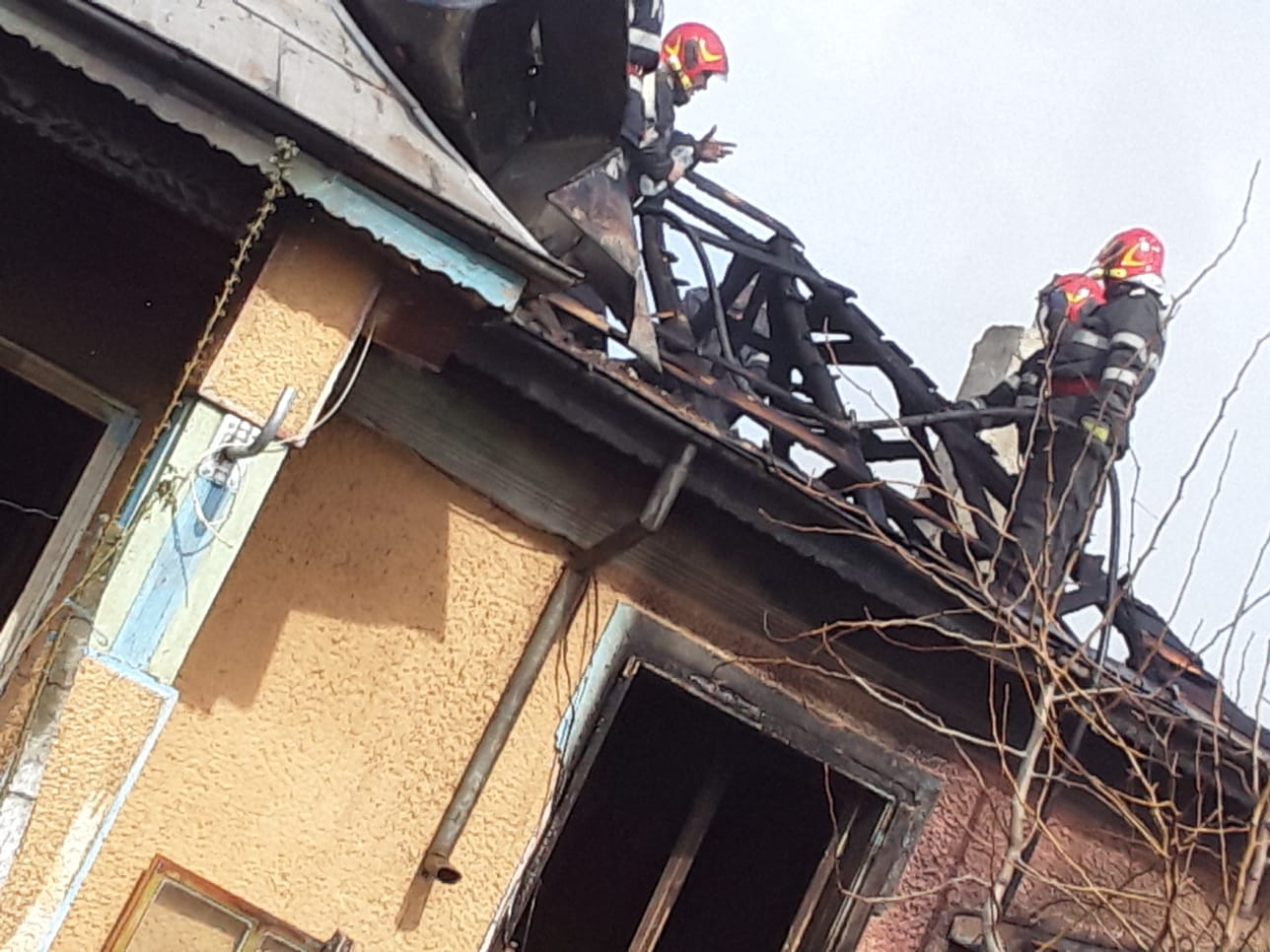 TULCEA: Incendiu în localitatea Jijila