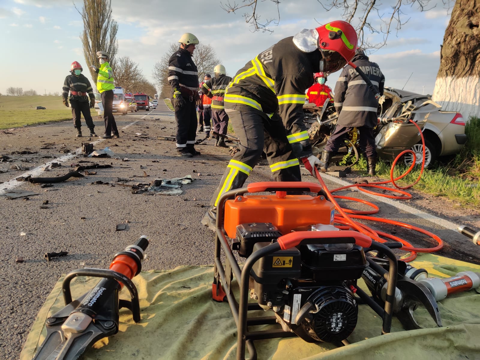 Accident rutier grav pe DN22, în judeţul Tulcea
