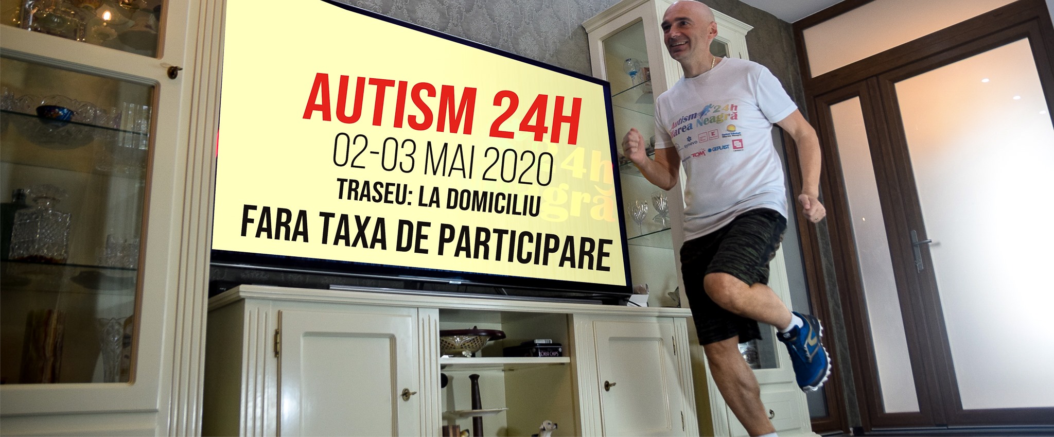 Participanții la Ultramaratonul Autism 24 de ore vor alerga 100 de kilometri în casă