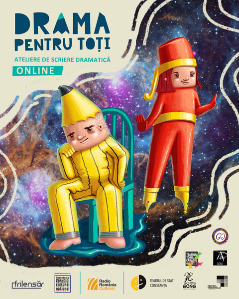 Adolescenții cu talent la scris sunt invitați să se înscrie la atelierele online „Drama pentru toți”!