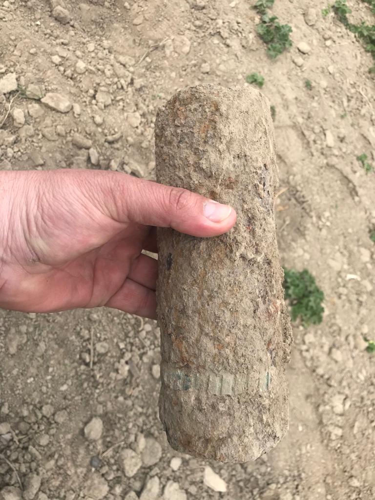 TULCEA: Un proiectil exploziv a fost găsit în Isaccea – FOTO