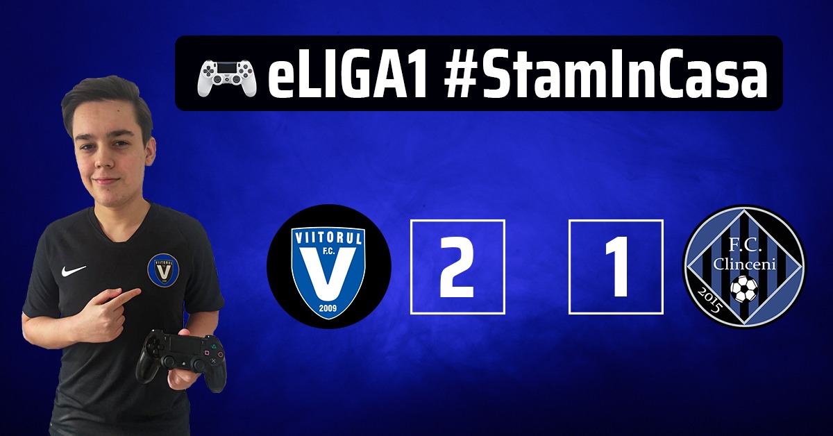 FC Viitorul Constanța este pe podium în eLiga 1