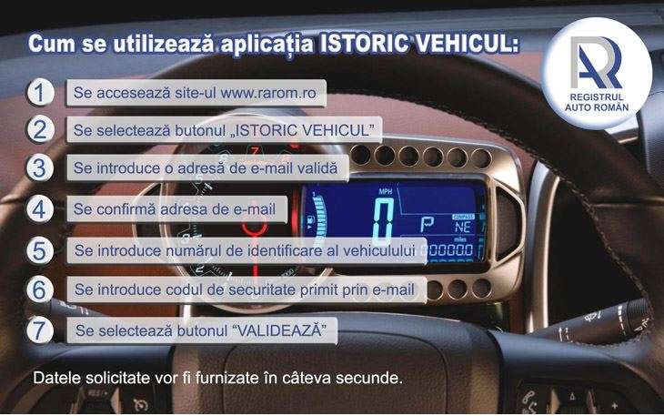 Aplicaţie prin care se poate afla istoricul de daune al vehiculelor înmatriculate în România