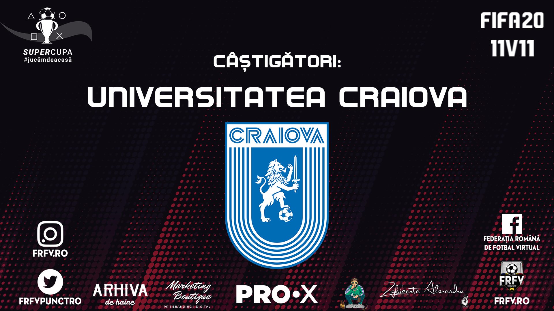 Universitatea Craiova s-a impus în finala SuperCupei #jucămdeacasă