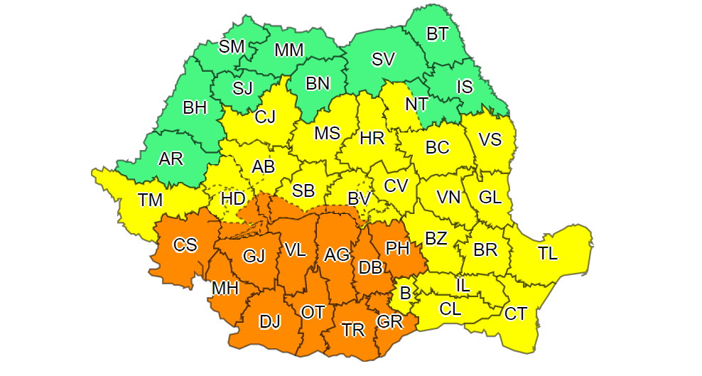 Vreme instabilă, temperaturi scăzute și ploi în Dobrogea