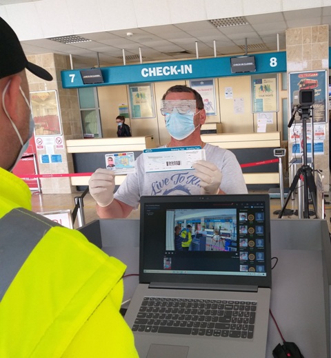 Termoscanere montate la Aeroportul Internațional Mihail Kogălniceanu Constanța