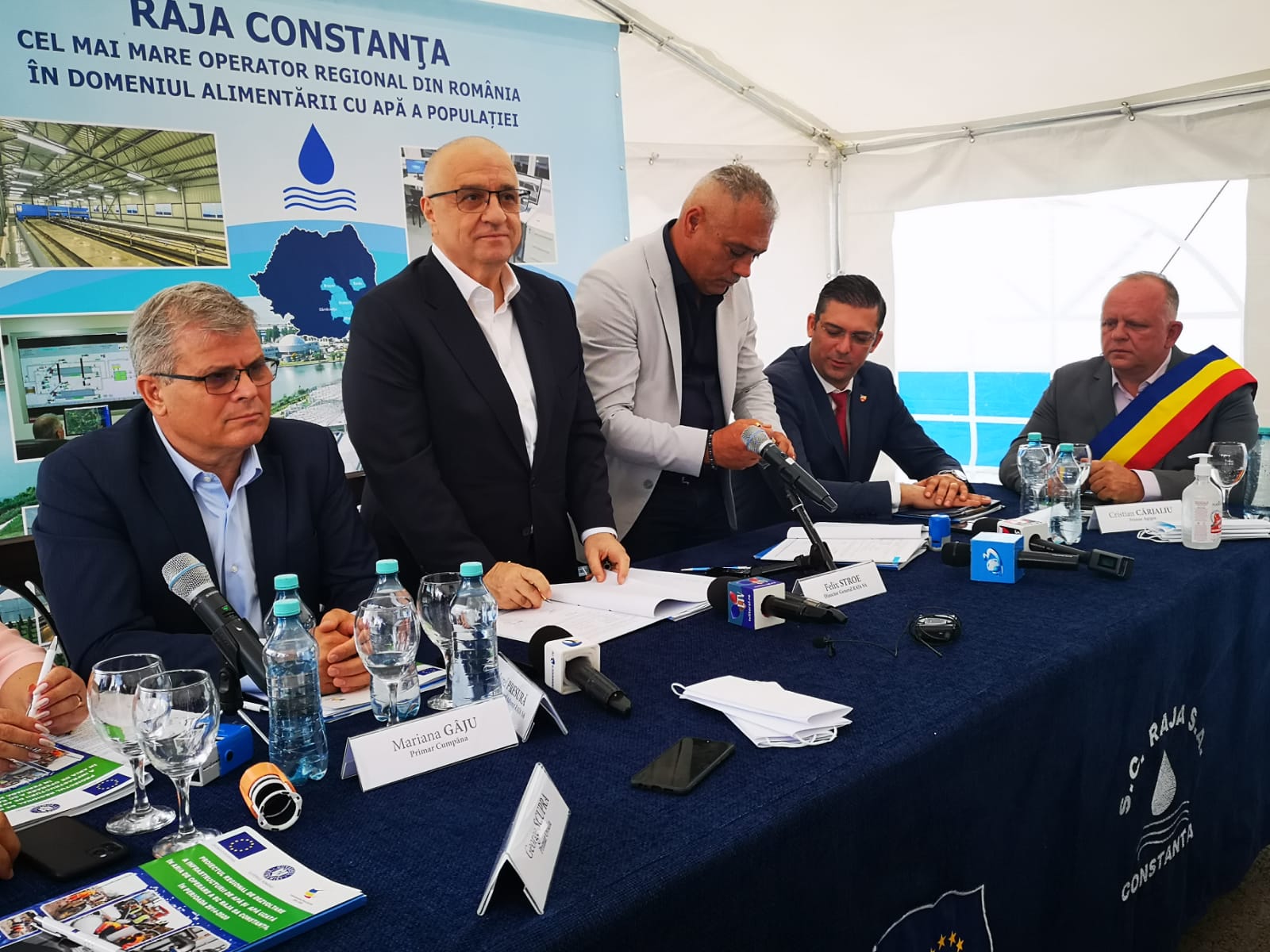 Contract de aproape 70 de milioane de lei semnat de RAJA. Reabilitare și extindere a rețelelor de distribuție și canalizare în Agigea, Cumpăna, Lazu, Ovidiu și Poiana