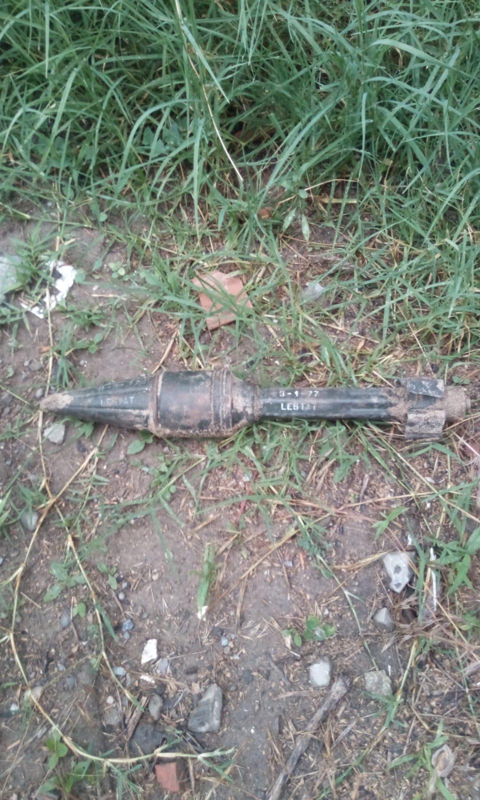 Un proiectil de AG7, descoperit lângă Tulcea