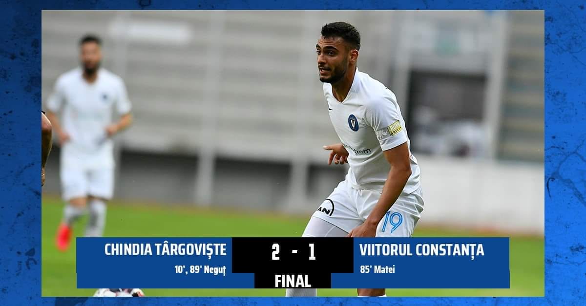 Prima înfrângere din play-out pentru FC Viitorul Constanța