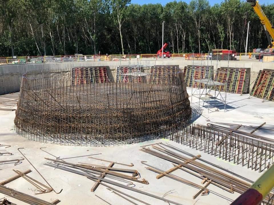 Lucrările la Podul suspendat peste Dunăre înregistrează un progres de 14,5%