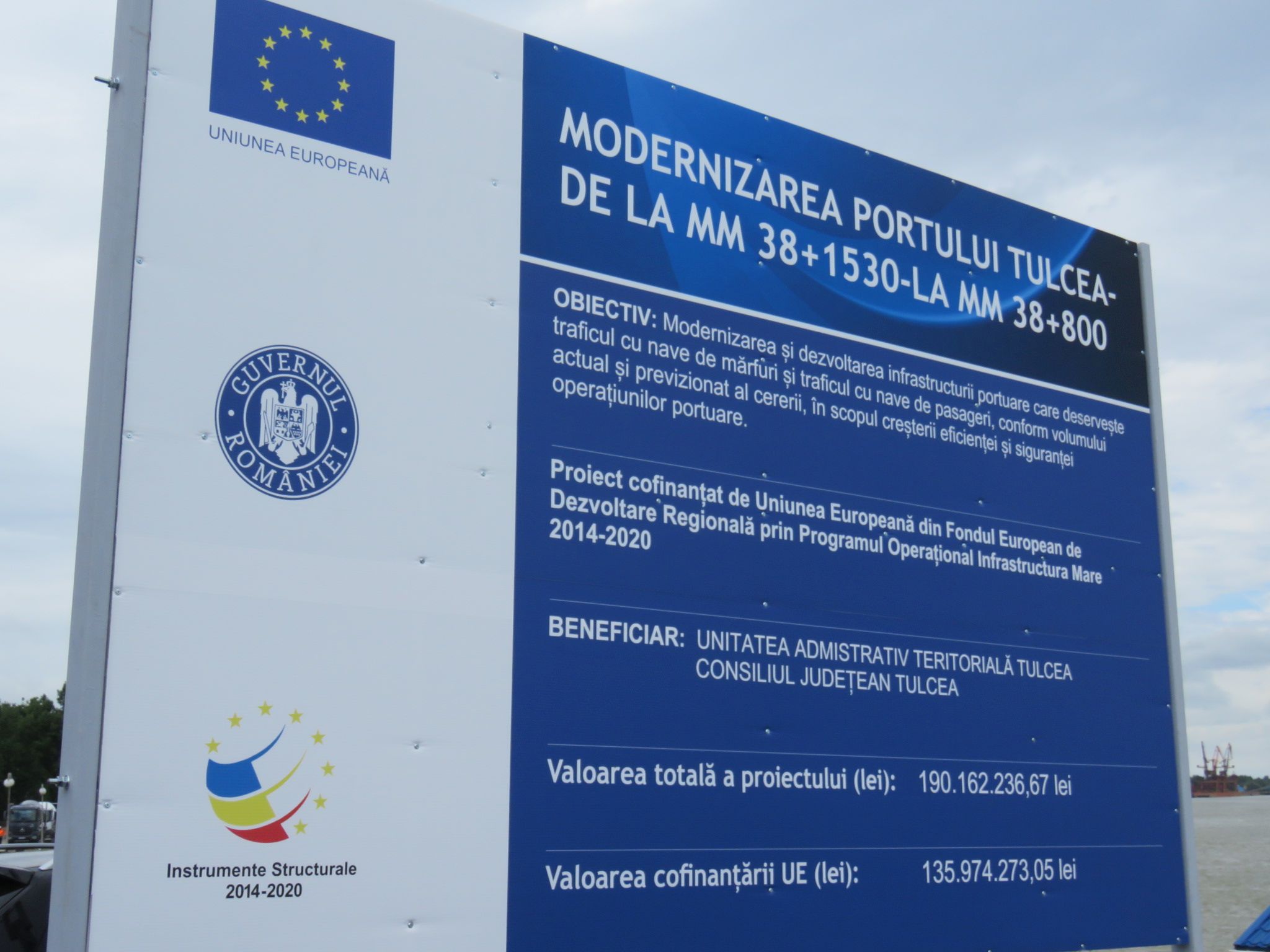 TULCEA: A fost semnat și înmânat ordinul de începere a lucrărilor pentru modernizarea portului