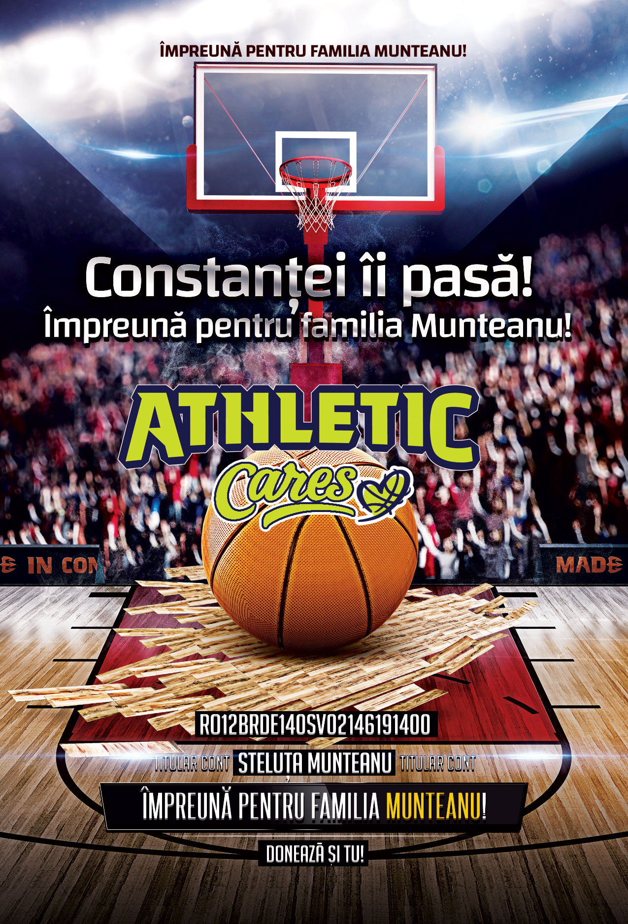 BC Athletic Constanța s-a implicat într-un proiect umanitar