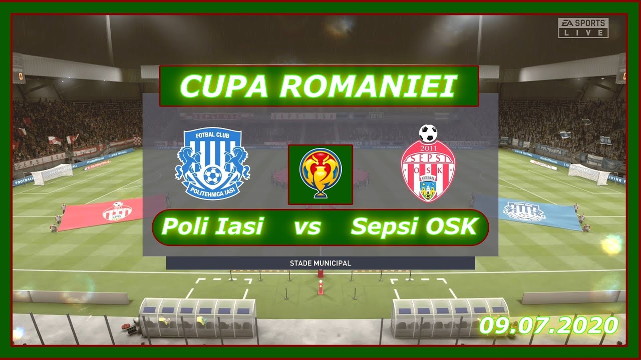 Sepsi Sf.Gheorghe și FCSB sunt finalistele din Cupa României la fotbal