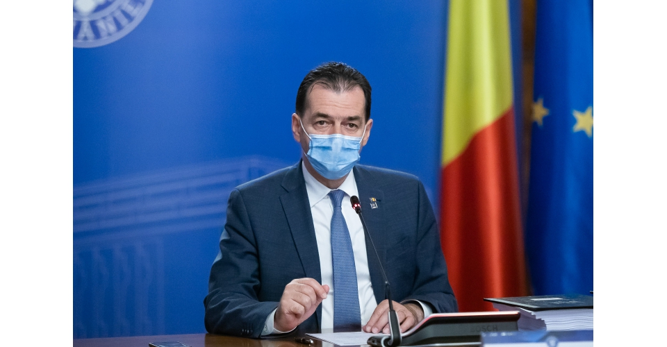Ludovic Orban: Voi propune sistarea evenimentelor private sau revenirea la organizarea acestora cu maximum 20 de persoane
