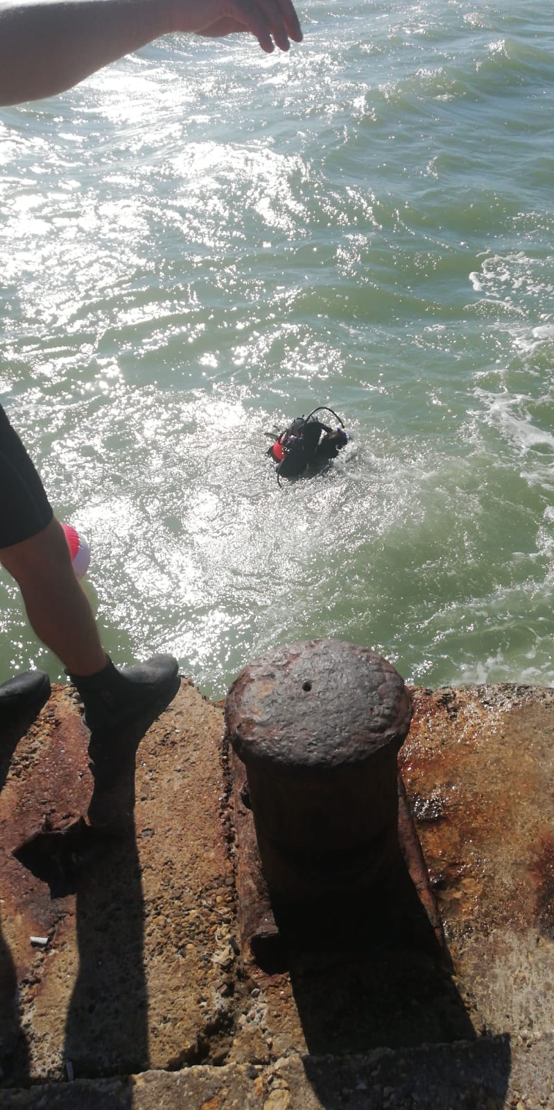 FOTO: Alertă 112. Bărbat dispărut în mare