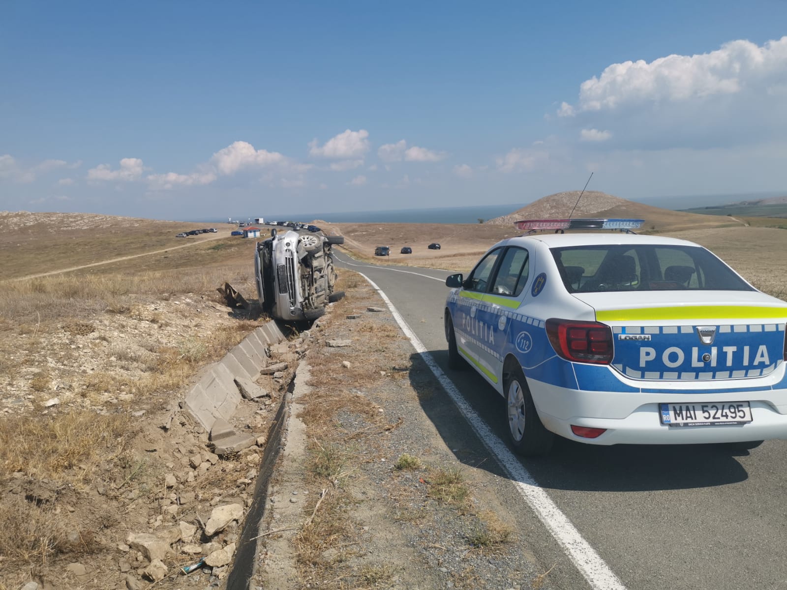 Județul TULCEA: Două persoane rănite într-un accident rutier
