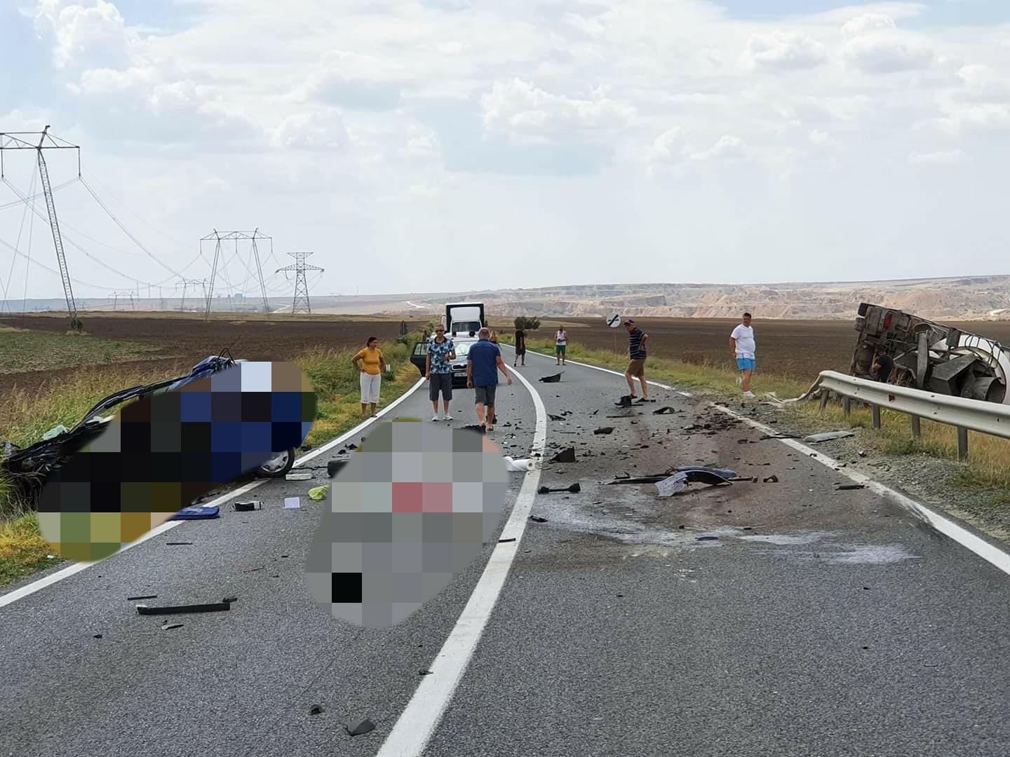 Accident rutier grav pe drumul dintre Constanţa şi Tulcea