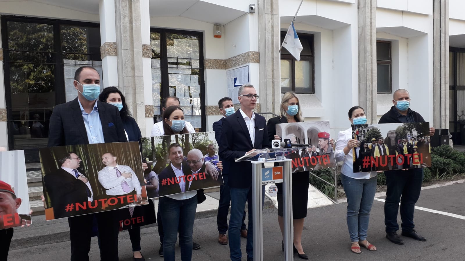 Stelian Ion, conferință de presă la Constanța