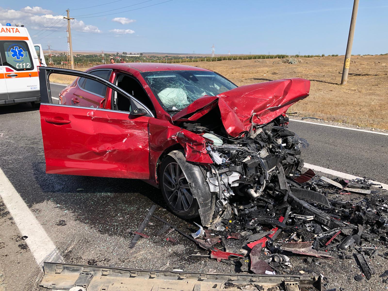 CONSTANŢA: Accident rutier grav pe DN22. Două persoane au decedat