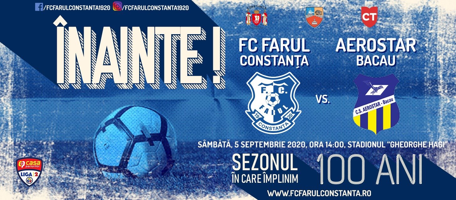 FC Farul contează pe o victorie în meciul cu Aerostar Bacău