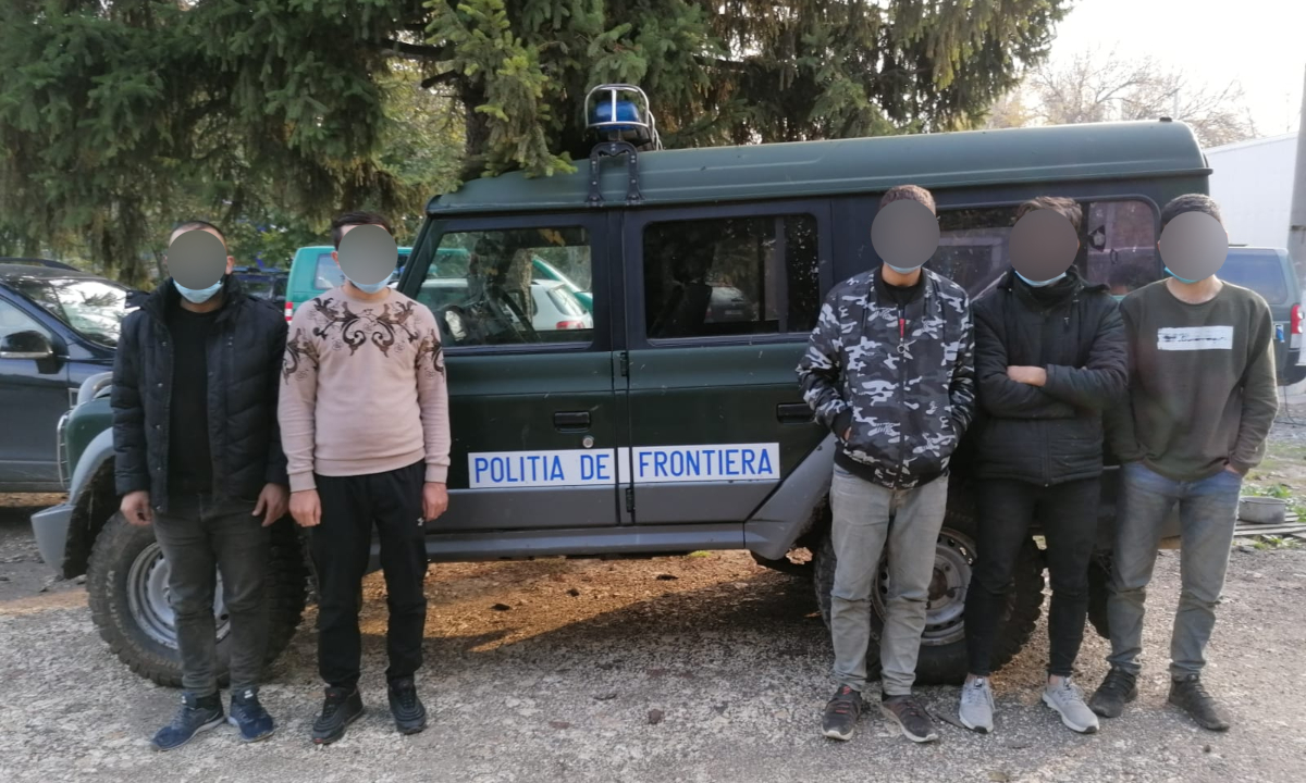 Cinci irakieni depistați de polițiștii de frontieră constănțeni