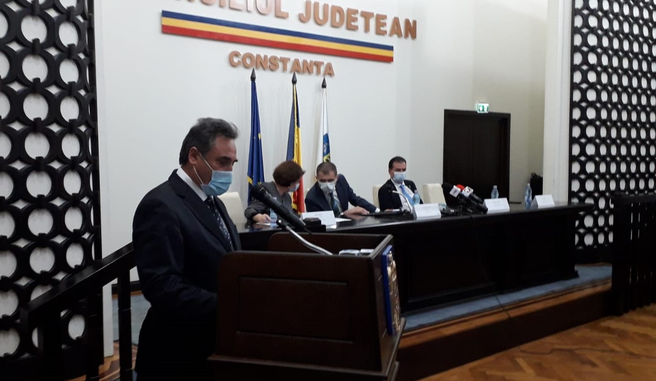 Mihai Lupu, învestit în funcţia de preşedinte al Consiliului Judeţean Constanţa