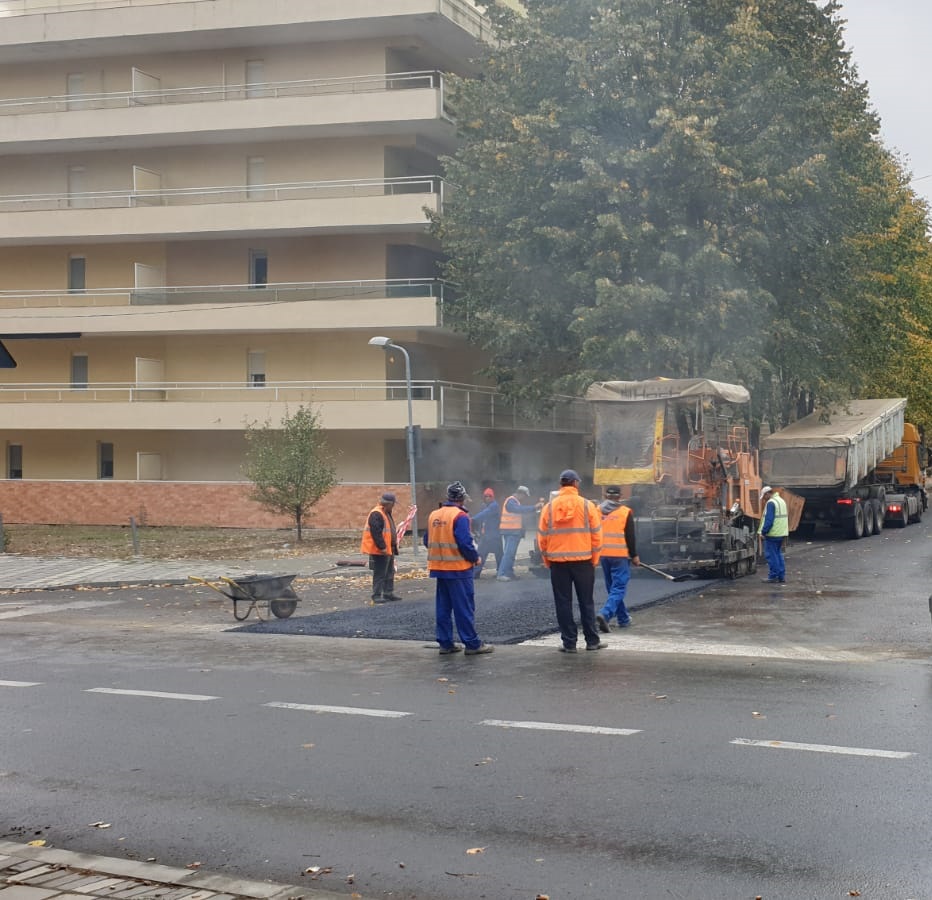 NEPTUN: Străzile din stațiune se asfaltează cu fonduri UE