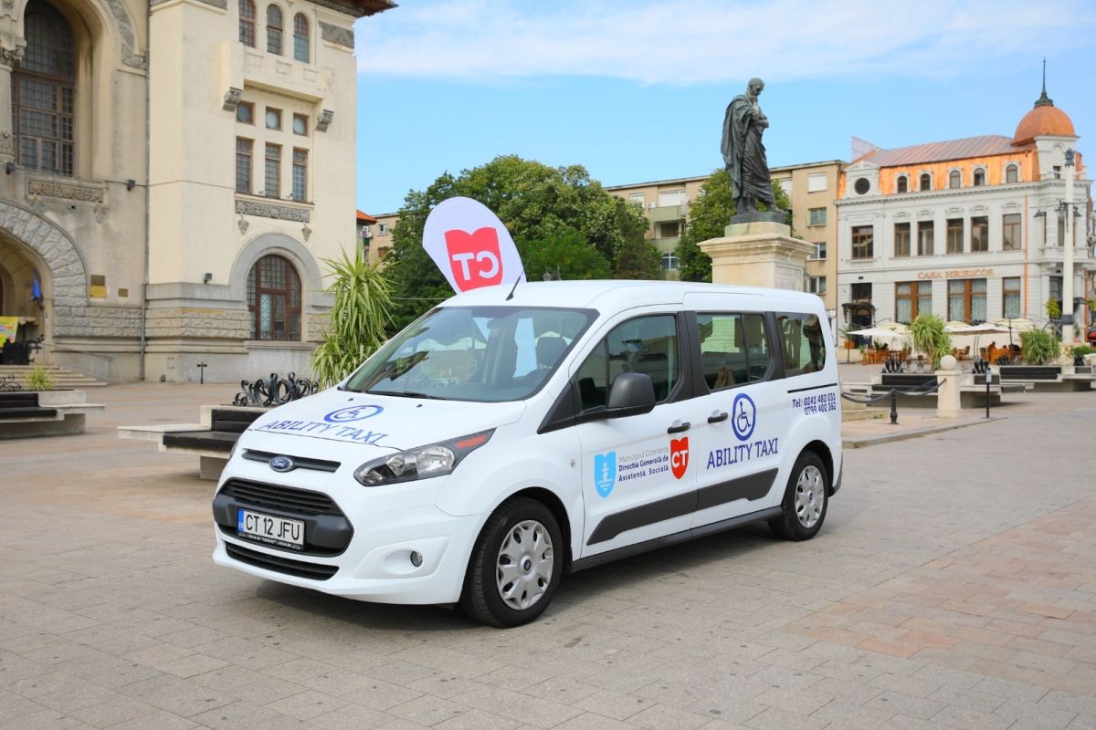 CONSTANŢA: Din septembrie, serviciul special de taximetrie destinat persoanelor cu dizabilități locomotorii din oraş a avut 15 solicitări