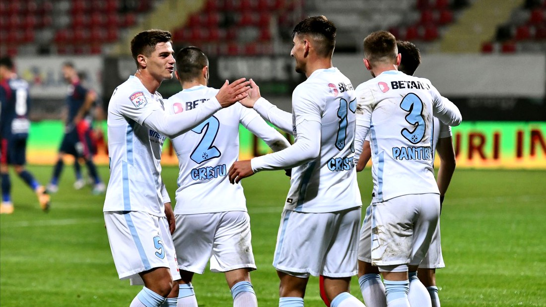 FCSB se menține pe locul 2 în Liga I după victoria cu Chindia