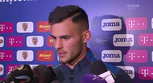 Marius Marin este căpitanul naționalei de fotbal U21 a României