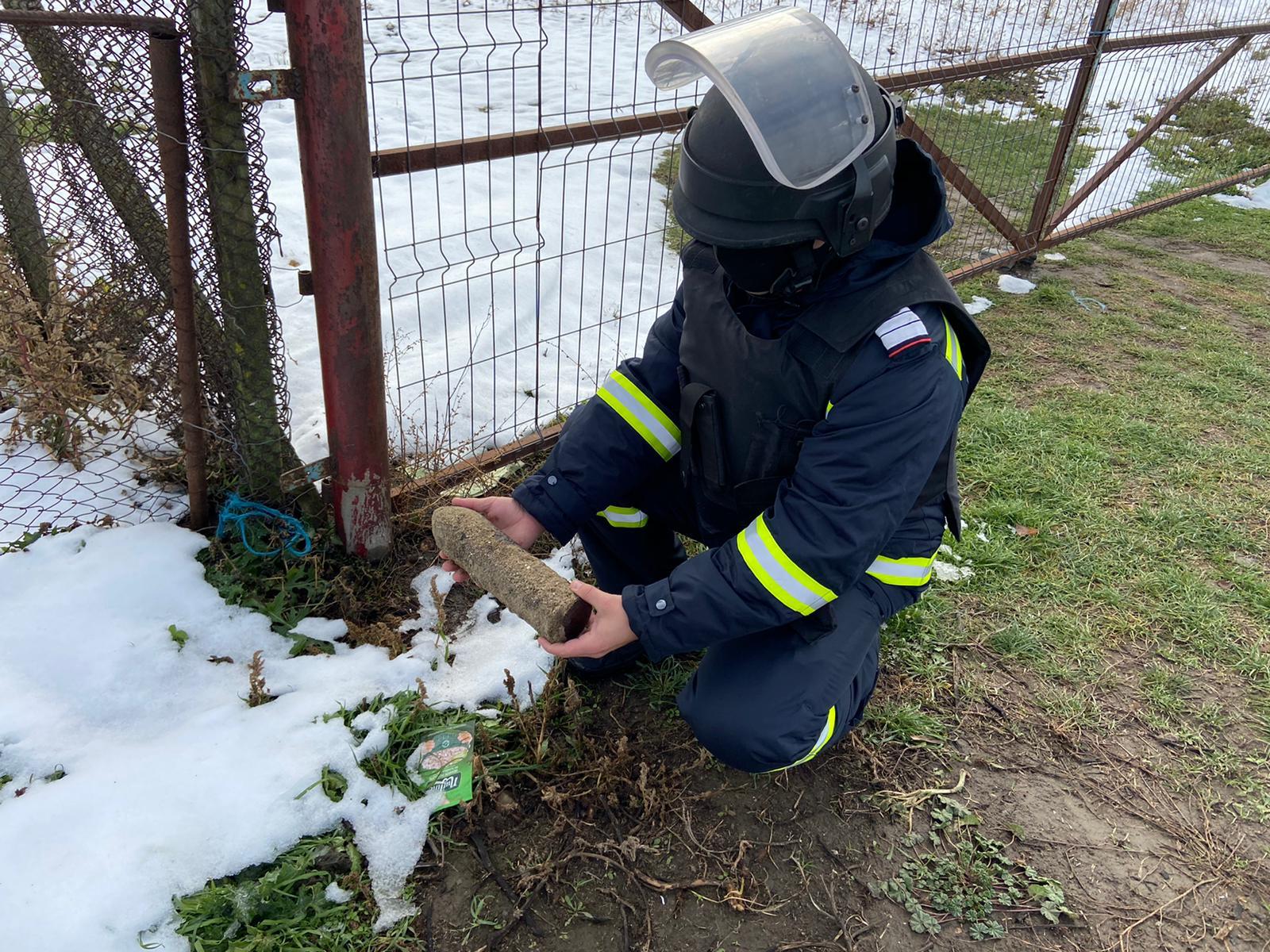 TULCEA: Un proiectil exploziv a fost descoperit în zona localității Stejaru