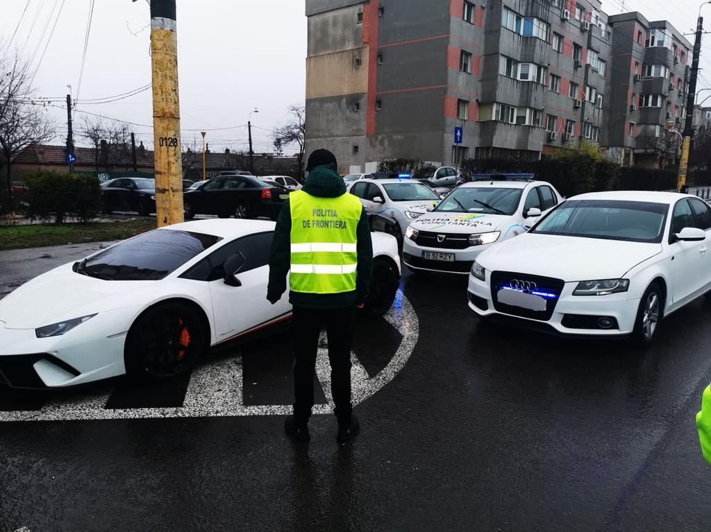 Autoturism de lux căutat de autoritățile din Germania, descoperit de polițiștii de frontieră constănțeni
