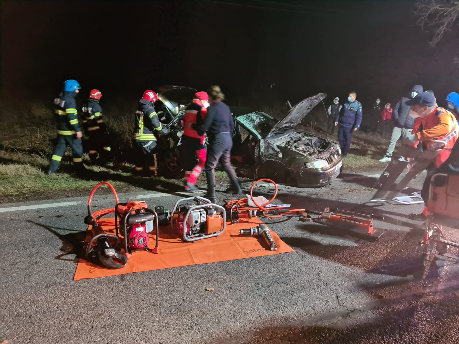 Județul CONSTANȚA/FOTO: Bărbat decedat într-un accident rutier. Alte două persoane au fost rănite