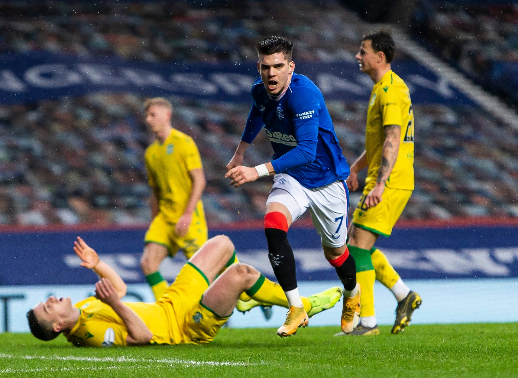 Ianis Hagi a marcat golul victoriei pentru Glasgow Rangers în campionatul Scoţiei