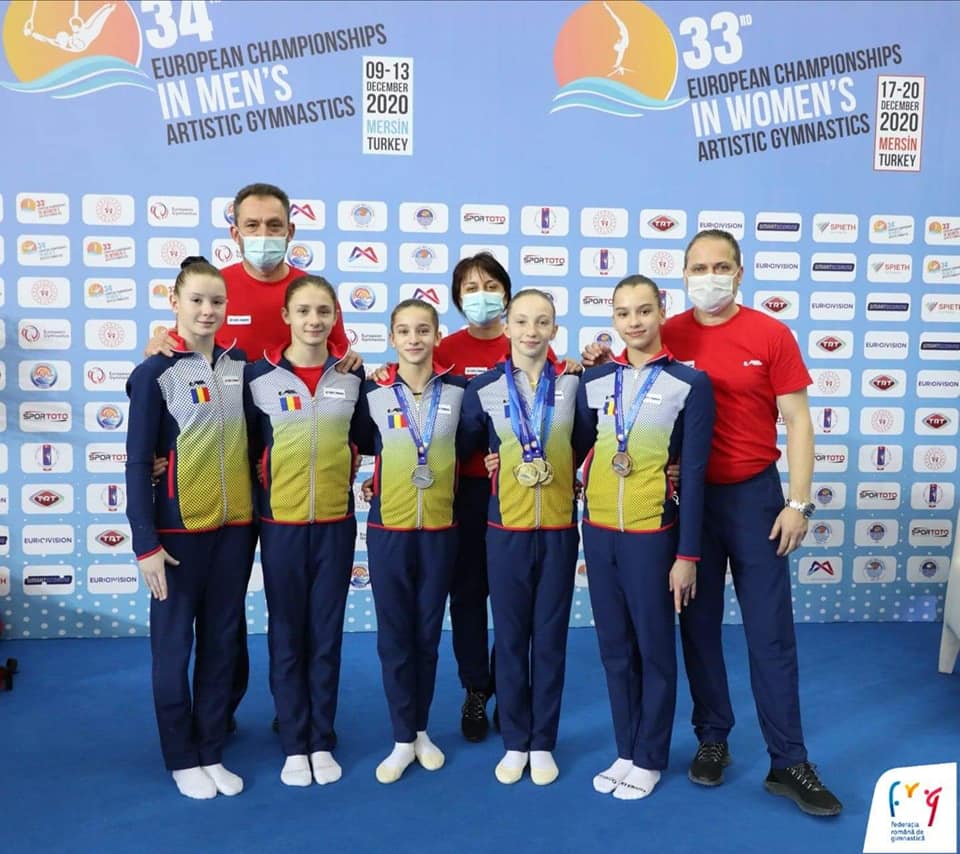 Ana Bărbosu a câștigat patru medalii de aur în finalele pe aparate la Europenele de junioare