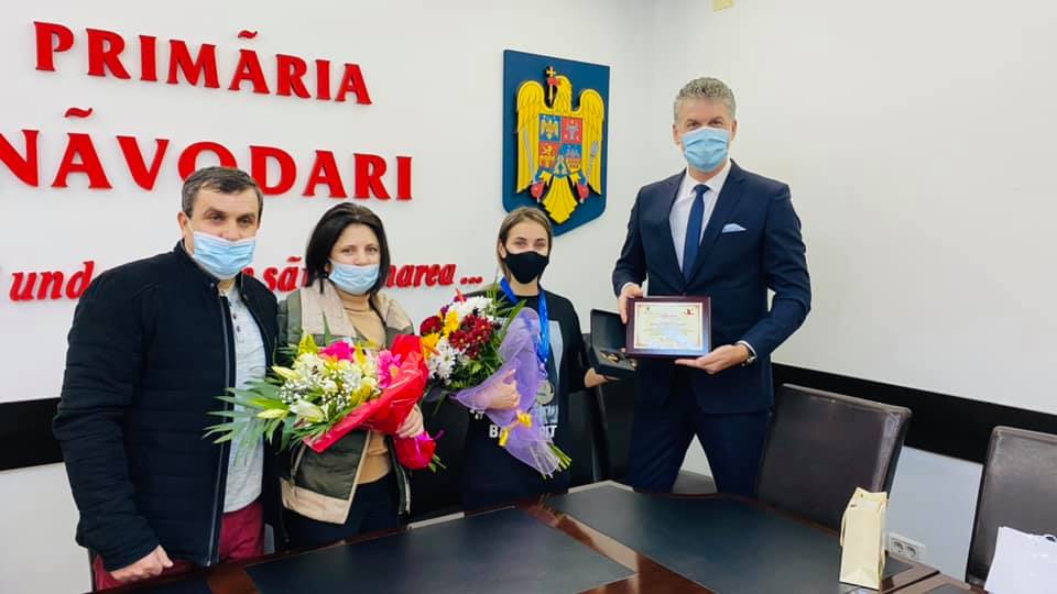 Gimnasta Ioana Stănciulescu este apreciată în orașul unde locuiește, Năvodari