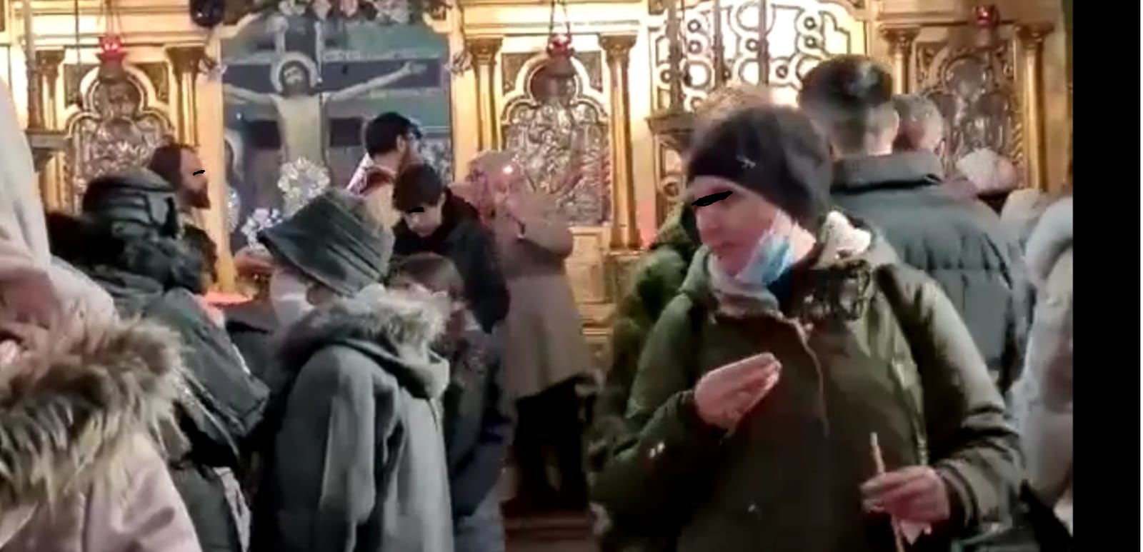 FOTO. Aglomerație la slujba de Crăciun. Ce spune Prefectura Constanța