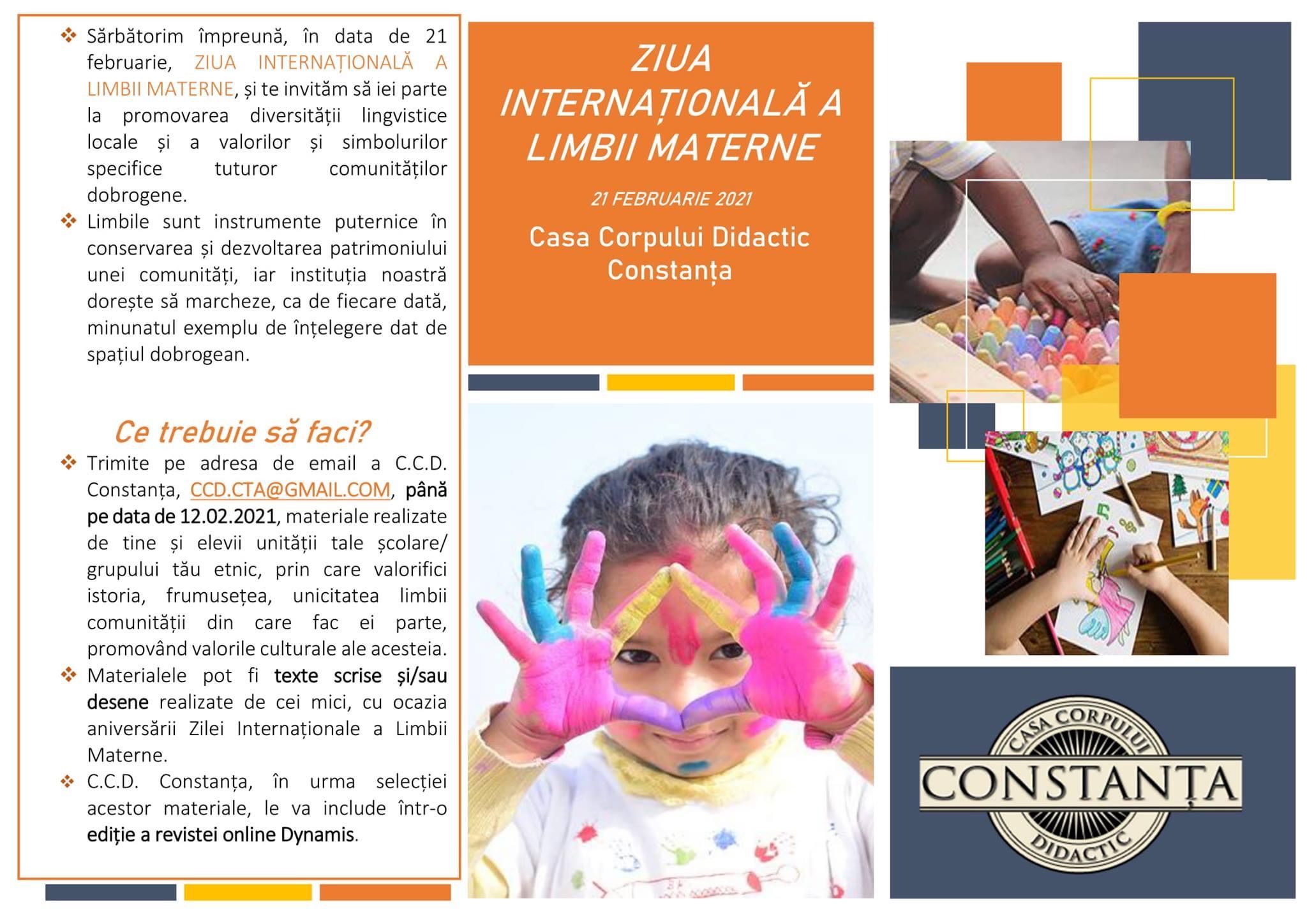 21 februarie, Ziua Internațională a Limbii Materne