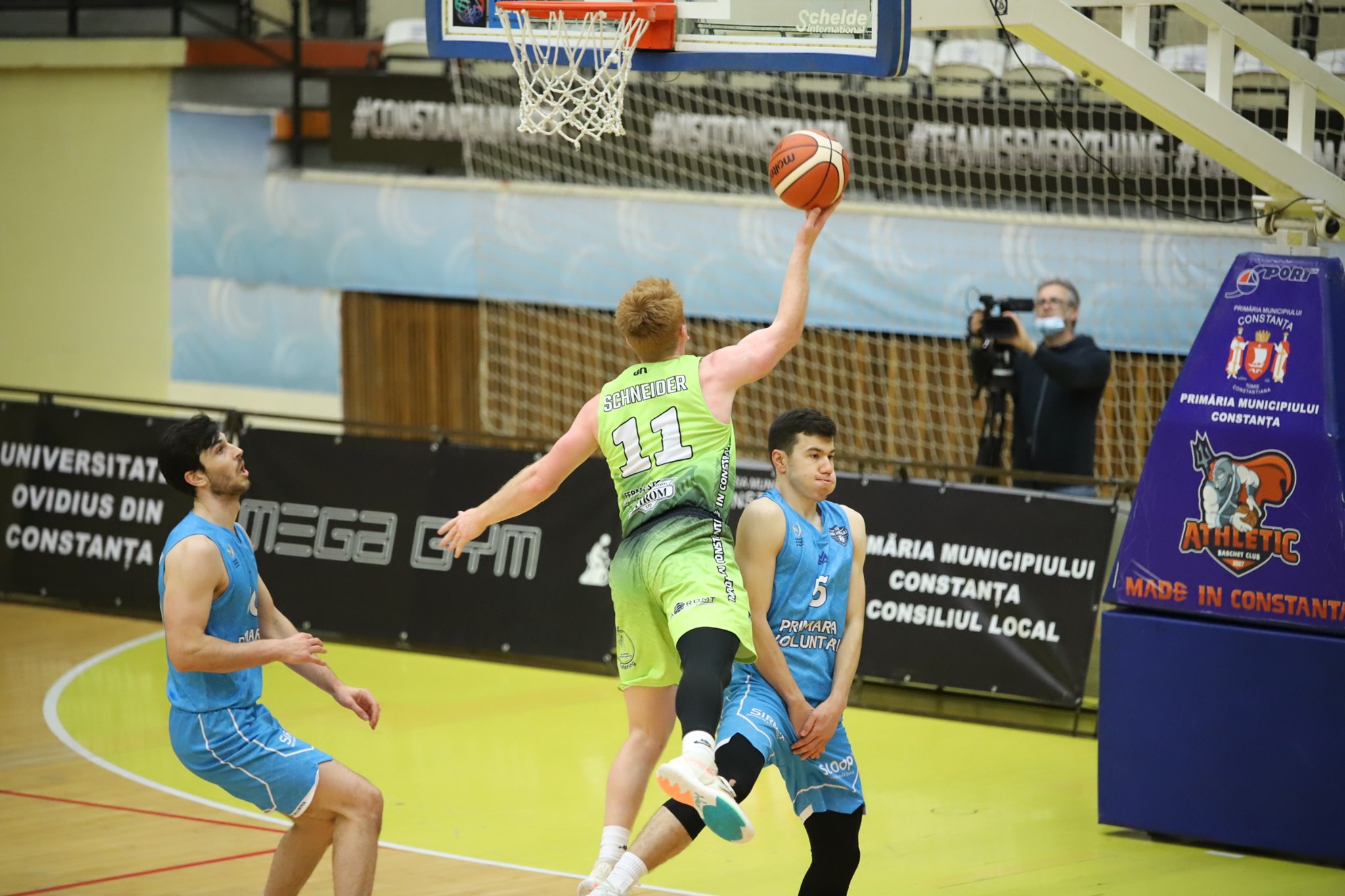 BC Athletic Neptun Constanța a pierdut meciul cu CSO Voluntari