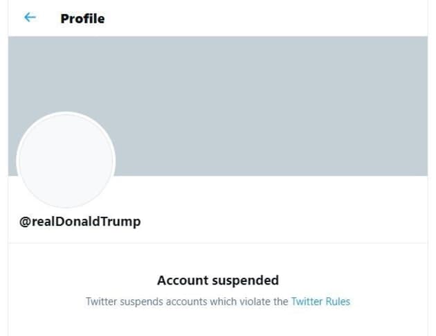Twitter suspendă permanent contul lui Donald Trump