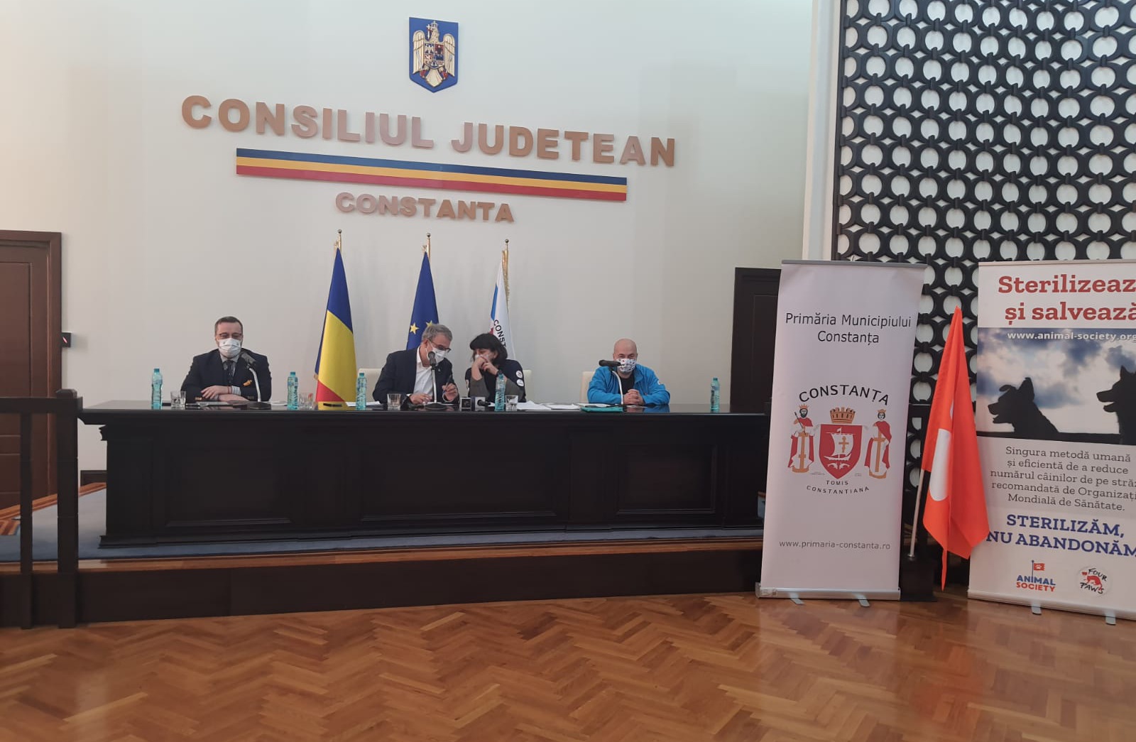 CONSTANŢA: A fost semnat protocolul privind gestionarea animalelor abandonate din oraș. Când încep sterilizările câinilor fără stăpân