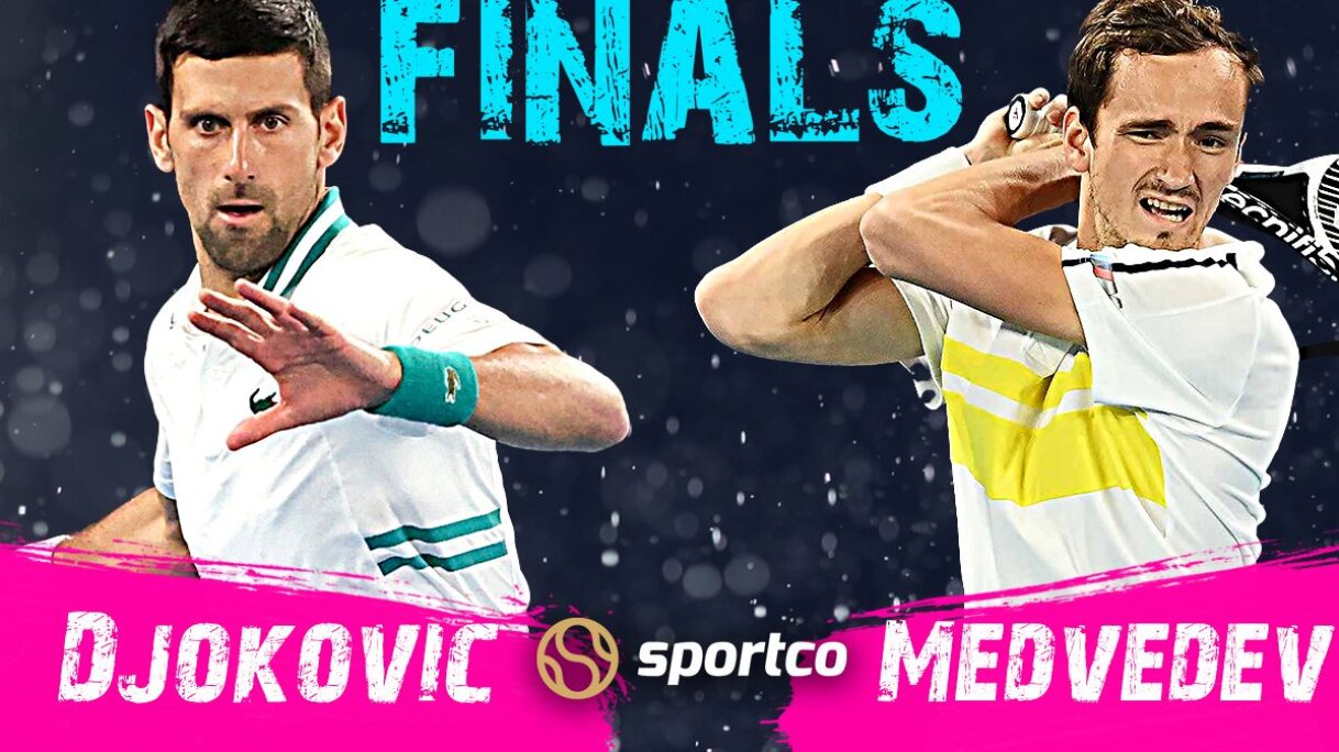 Finala ATP la Australian Open: Djokovic vs Medvedev, astăzi de la ora 10.30