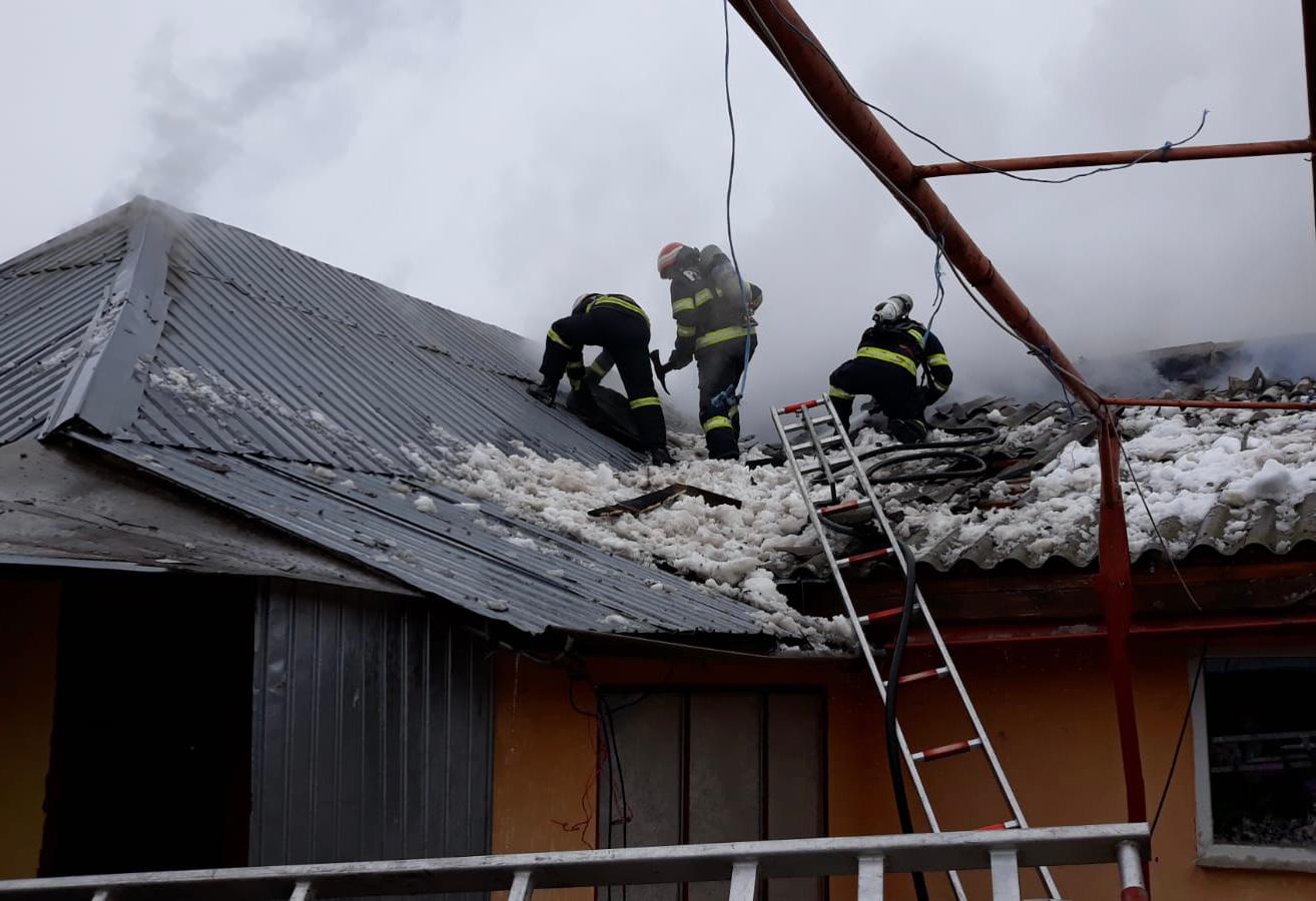 TULCEA / FOTO: Un incendiu a avut loc în localitatea Trestenic