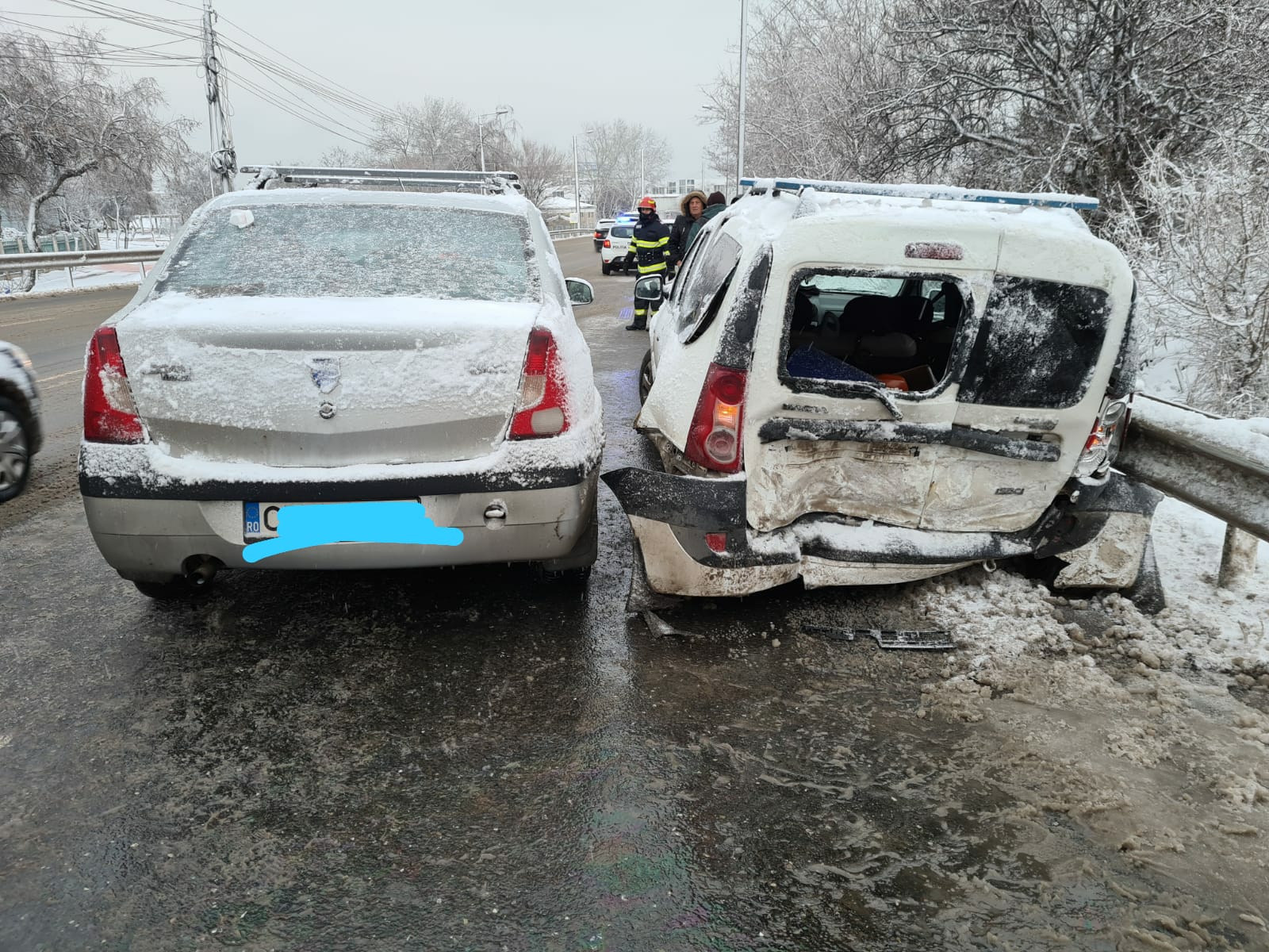 CONSTANŢA: Accident rutier pe DN 39, între Eforie Nord şi Sud