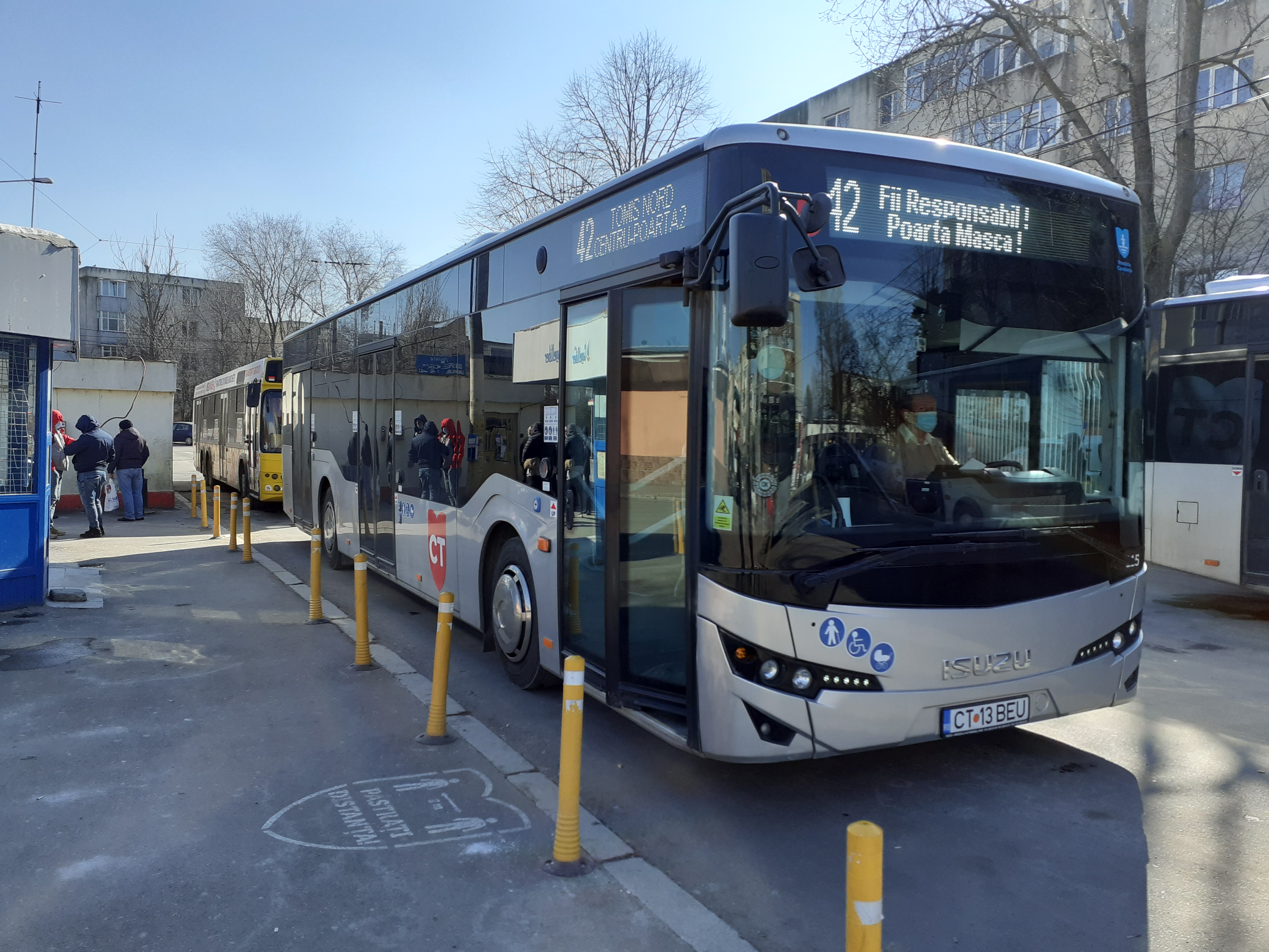 CONSTANȚA: Program redus de circulație pentru autobuzele CT BUS