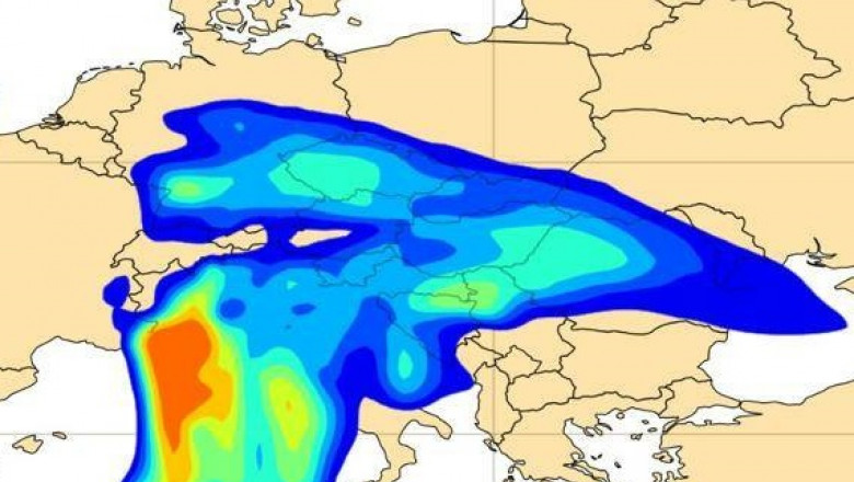 Un nor de praf saharian ajunge în România