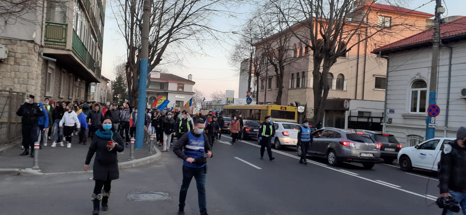 CONSTANȚA: Peste 90 de sancțiuni contravenționale aplicate participanților de la protestul de ieri