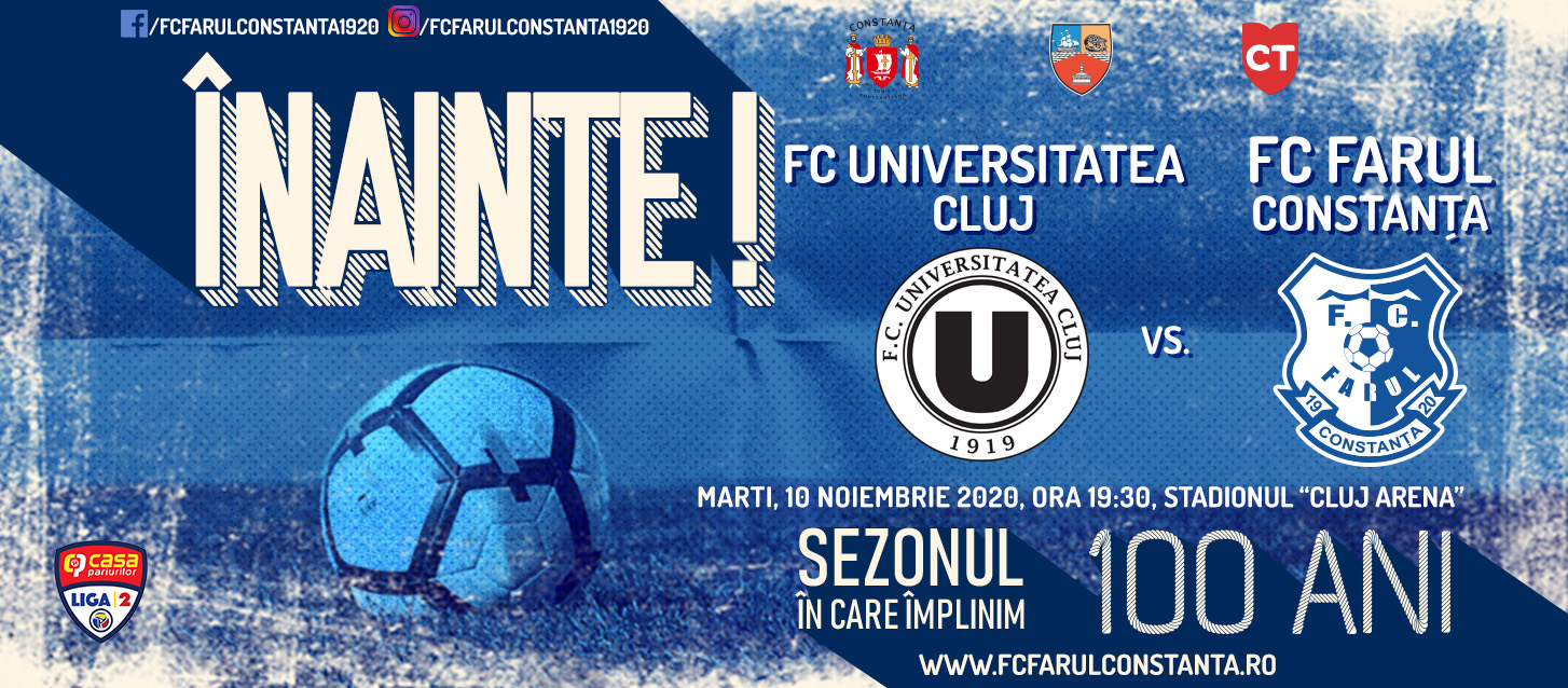FC Farul a obținut trei puncte pentru partida nedisputată cu U Cluj