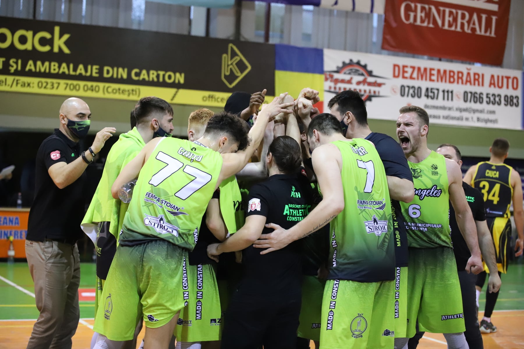 BC Athletic Neptun Constanța a reușit două victorii în turneul de la Focșani