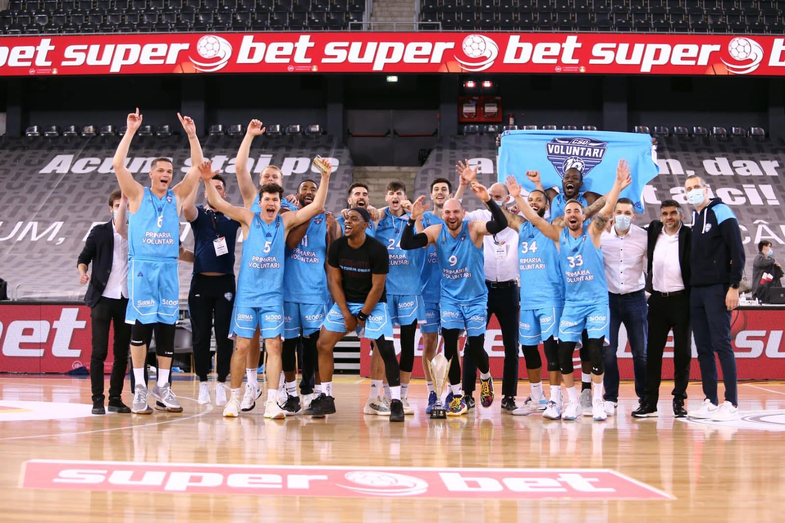 CSO Voluntari a câştigat în premieră Cupa României la baschet masculin